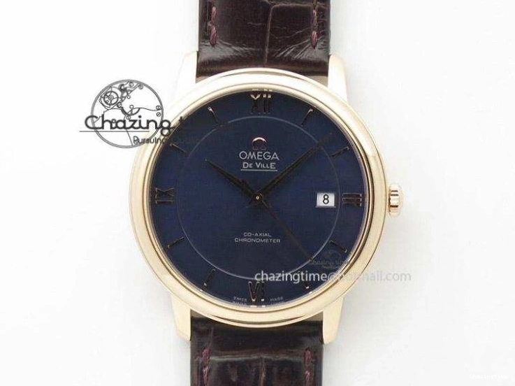 0205 De Ville Prestige Ladies RG VSF 1:1 Best Edition Brown Diamonds Dial on RG Bracelet A Sophisticated 7681